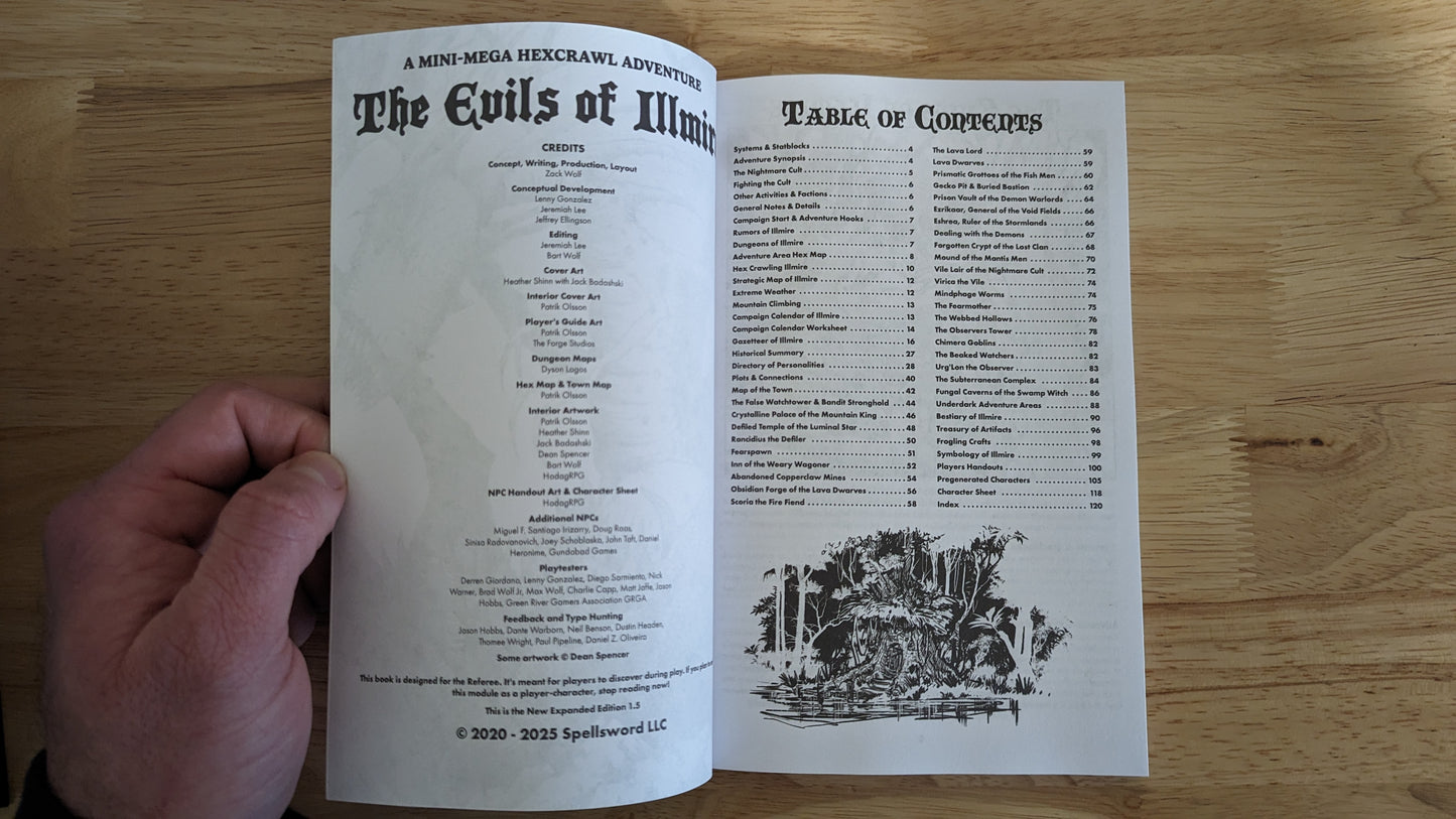 The Evils of Illmire - Lulu Physical Print on Demand
